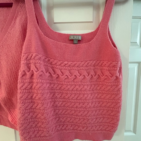 New JCrew Pink XL Sweater Set - Picture 2 of 6